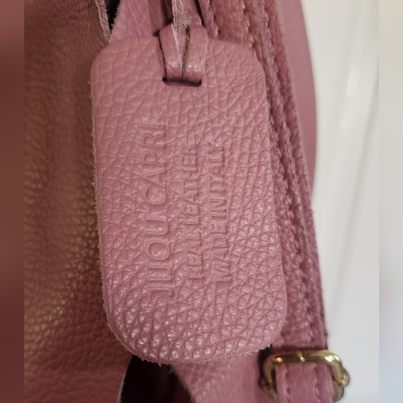 Italian Leather 2 Way Tote. Gorgeous. Unbranded. Suede Interior. Leather Smell. - Picture 5 of 11